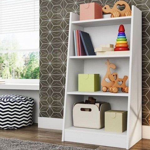 Estante Pequena Organizadora 53cm Montessori ES7000 Art In Móveis - Branco