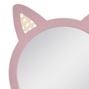 Ver imagem 4 de Espelho Decorativo Infantil 43x44cm Gato Rosa