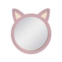 Ver imagem 1 de Espelho Decorativo Infantil 43x44cm Gato Rosa