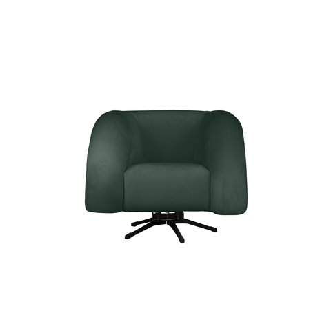 Poltrona Micheli 94cm Base Reclinável Veludo: Verde