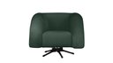 Ver imagem 1 de Poltrona Micheli 94cm Base Reclinável Veludo: Verde