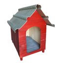 Ver imagem 1 de Casinha Para Cachorro - Telhado Ecológico - Grande - Mogno