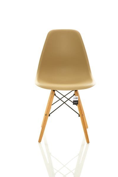 Kit 4 Cadeiras Charles Eames Eiffel Dsw - Nude Escuro - Kza Bela - 4