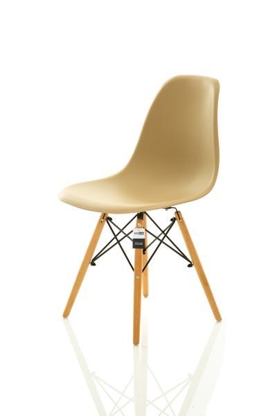 Kit 4 Cadeiras Charles Eames Eiffel Dsw - Nude Escuro - Kza Bela - 2