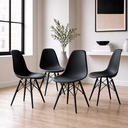 Ver imagem 4 de Kit 4 Cadeiras Polipropileno Charles Eames Eiffel Dsw: Design Moderno Injetada - Produto Nacional