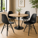 Ver imagem 2 de Kit 4 Cadeiras Polipropileno Charles Eames Eiffel Dsw: Design Moderno Injetada - Produto Nacional