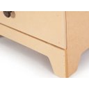 Ver mais imagens de Movel Armário 2 Divisorias 2 Gavetas Madeira Mdf Cru