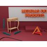 Movel Aparador 2 Gavetas com Base Madeira MDF Cru - 3