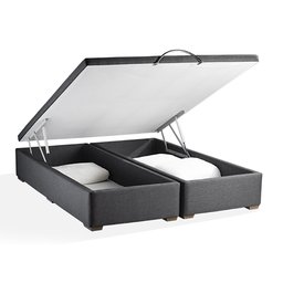 Cama-Baú Clean - Seda Sintética Pérola 10989 - 158x198 Queen - 4