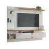 Painel para Tv 55'' Off White Damasco Intense - Lukaliam - 3
