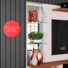 Painel para Tv 55'' Off White Damasco Intense - Lukaliam - 5