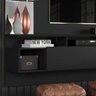 Painel para TV até 55 Polegadas Intense Preto Fosco Lukaliam Móveis - 3