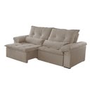 Ver imagem 4 de Sofá Parma Veludo 02 Módulos de 100m B25cm Meu Sofá Online B002 Veludo Capuccino