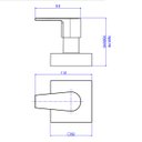 Ver imagem 2 de Acabamento para Registro de Gaveta 1 1/4 e 1 1/2 Level Cromado - Deca