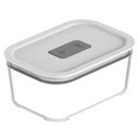 Ver imagem 1 de Pote de Vidro Hermético 725ml Marmita Comida ou Branco Fresh Lock Mantimento