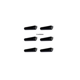 6 Manoplas 15cm X 1 Polegada Equipamento Barras Academia Fitness Punho Estacao Jfit - 1