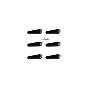6 Manoplas 15cm X 1 Polegada Equipamento Barras Academia Fitness Punho Estacao Jfit