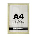 Ver imagem 1 de Kit 3 Molduras A4 Foto 21x30 Diplomas Certificados Qualidade Premium Acetato Quadros Decoração Arte