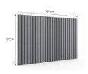 Ver imagem 5 de Cabeceira Queen Ripada MDF Modular 90x168cm sem Furos 3M:Cinza