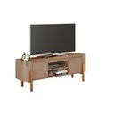 Ver imagem 6 de Rack Tv até 65 Polegadas Dubai 180cm Pés em Madeira Pinus para Sala de Estar ou Tv:fendi