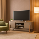 Ver imagem 3 de Rack Tv até 65 Polegadas Dubai 180cm Pés em Madeira Pinus para Sala de Estar ou Tv:fendi