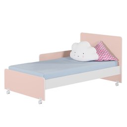 Berço Americano Mini Cama com Rodízios Charme P14 Branco/rosa - Mpozenato - 6 Berço Americano Mini Cama com Rodízios Charme P14 Branco/rosa - Mpozenato - 6