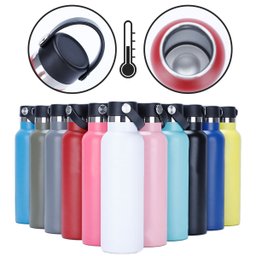 Garrafa Térmica Inox com Tampa e Alça para Esporte 500ml:preto - 1 Garrafa Térmica Inox com Tampa e Alça para Esporte 500ml:preto - 1