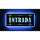 Ver imagem 2 de Placa Entrada Luminoso Iluminada Led 60x28 Bgplasticos