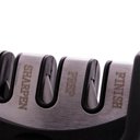 Ver imagem 2 de Afiador de Facas em Aço Inox e Abs Black 20x5x7,5cm