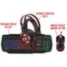 Kit de Teclado e Mouse Gamer + Headset Mouse Gamer - 2