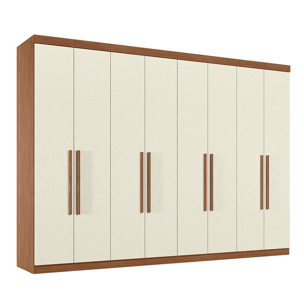 Guarda Roupa Casal Grande Master New 8 Portas 4 Gavetas Santos Andira - 1