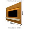Painel Ripado Para Tv 85 Polegadas Naturale Off White Jax Shop Jm - 4