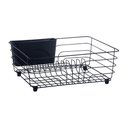 Ver imagem 1 de Escorredor de Louça 10 Pratos com Porta Talheres Preto Mor