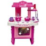 Conjunto Cozinha Divertida Barbie Rosa - Barão Toys - 1