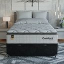Ver mais imagens de Cama Box Baú Casal Colchão Comfort Class Pillow Top 138x188 Branco/suede Preto