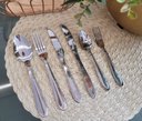 Ver imagem 3 de Jogo Talhares de Mesa Inox Prime Lagoa 12 Peças Garfo, Colher e Faca Churrasco - Yazi