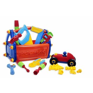 Caixa Com Kit Ferramentas Infantil 21 Pçs Poliplac 5931