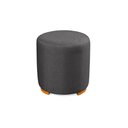 Ver imagem 4 de Poltrona Dallas com Puff em Linho Pes em Madeira: Grafite