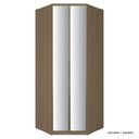 Ver imagem 1 de Guarda Roupa Modulado 2 Porta Vidro 234cm 2 Gav Canto Closet