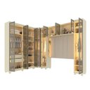 Ver imagem 2 de Guarda-Roupa Modulado Reflecta 11 Portas 319,1x240cm MDF Imperatriz Yescasa