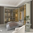 Ver mais imagens de Guarda-Roupa Modulado Reflecta 11 Portas 319,1x240cm MDF Imperatriz Yescasa