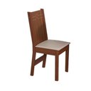 Ver imagem 4 de Conjunto Mesa Paraty Redonda com 4 Cadeiras Paraty - Bagum Bege Off White