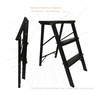 Escada Dobravel Banqueta 3 Degraus - 5