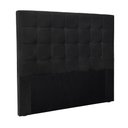 Ver imagem 1 de Cabeceira Cama Box Solteiro 90 Cm Verona Veludo S04 Cor Preto