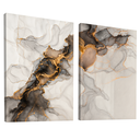 Ver imagem 6 de Quadro Decorativo Duo Abstrato Mármore Moderno