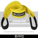 Ver imagem 3 de Cinta de Reboque Budin - 10 Toneladas X 20m Cabo de Reboque para Caminhão, Trator e Máquinas Fita 10