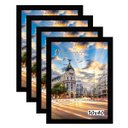 Ver imagem 1 de Kit 4 Porta Retrato Molduras 30x40 Preto