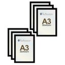 Ver imagem 1 de Kit 6 Porta Retrato Molduras A3 30x42  Preto