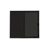 Veneziana 3 Folhas Preto 100x100 Linha 18 Esmeralda - 1