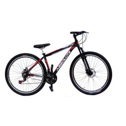 Bicicleta aro 29 "17"al freio a disc mec 21v abisolut cor preto detalhe verm - 1 Bicicleta aro 29 "17"al freio a disc mec 21v abisolut cor preto detalhe verm - 1